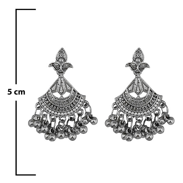 Shubh Art Oxidised Plated Dangler Earrings - 1317010
