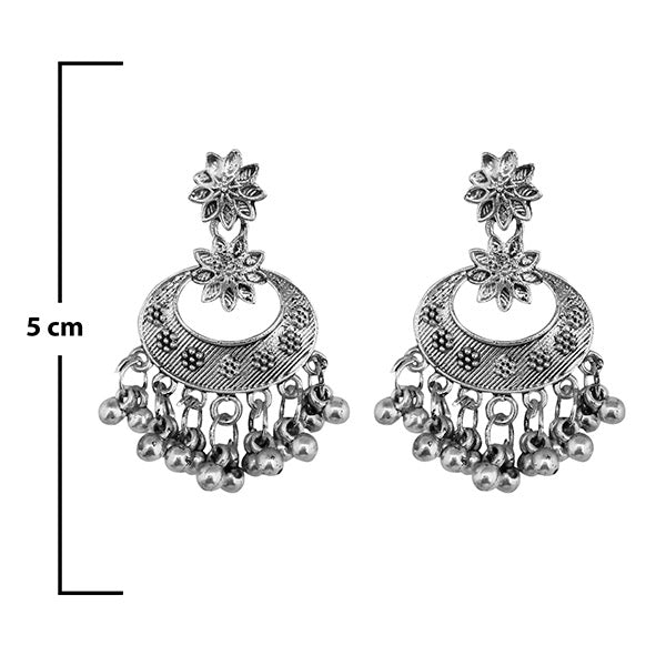 Shubh Art Oxidised Plated Dangler Earrings - 1317017