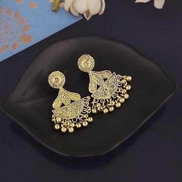 Shubh Art Gold Plated Dangler Earrings-1317018A