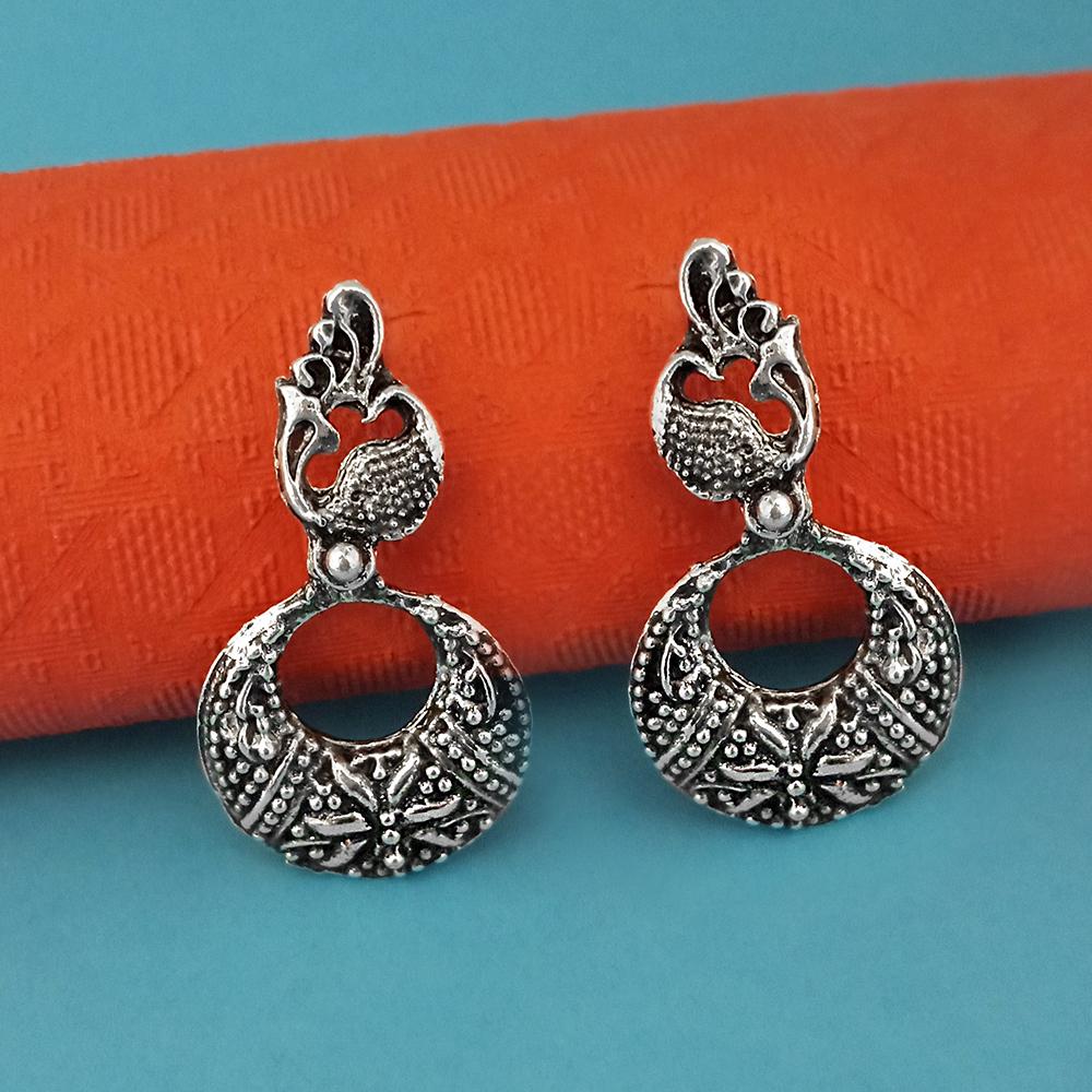 Woma Oxidised Plated Trendy Jhumki  Earrings-1317916