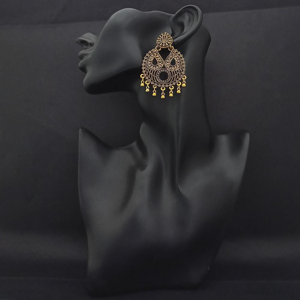 Woma Gold Plated Dangler Earrings  - 1318391