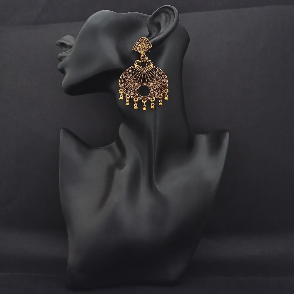 Woma Gold Plated Dangler Earrings  - 1318396