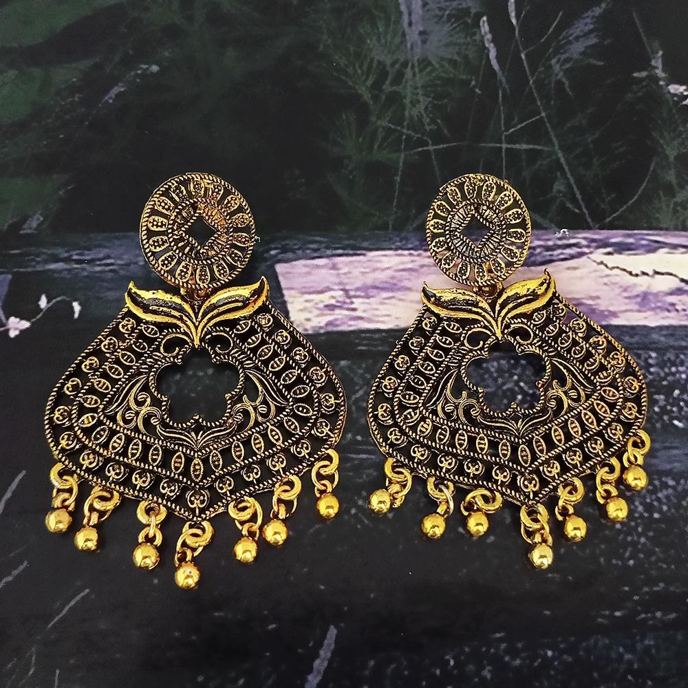 Woma Gold Plated Dangler Earrings  - 1318397