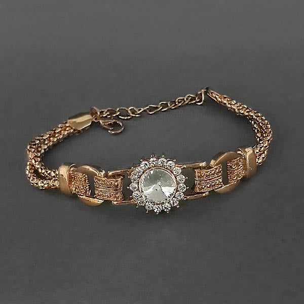 Urthn Austrian Stone Rose Gold Plated Bracelet