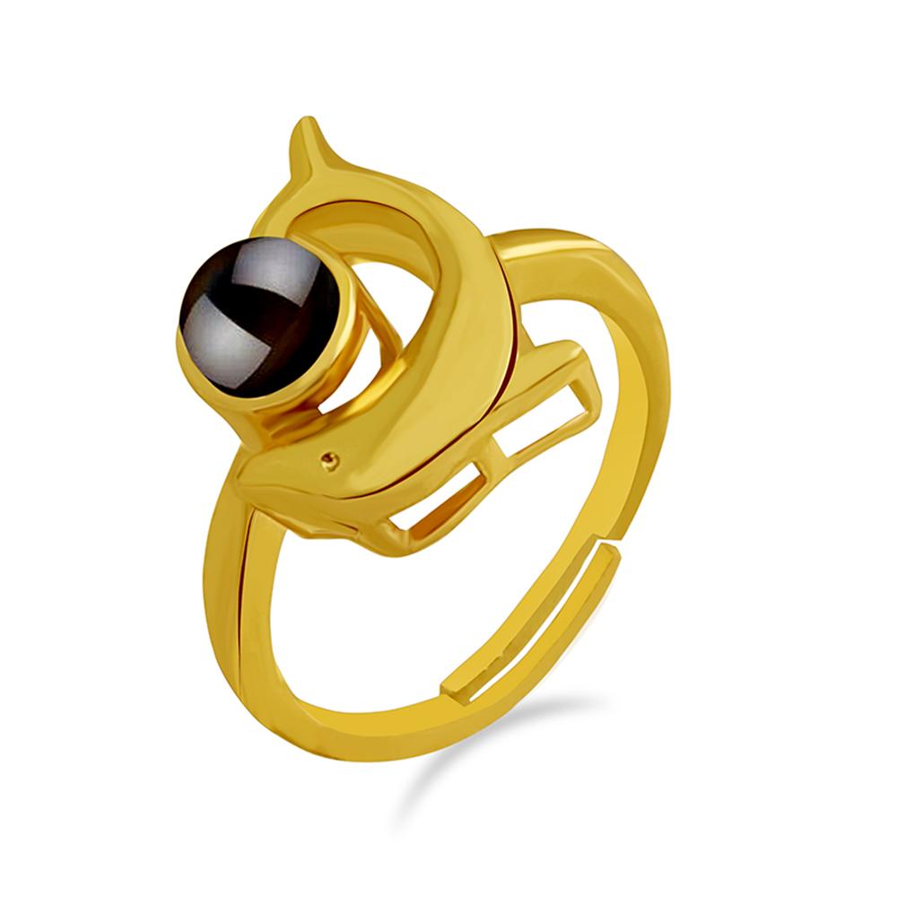 Urbana Gold Plated single Adjustable Ring Reflecting I love you In 100 Languages
-1506352B
