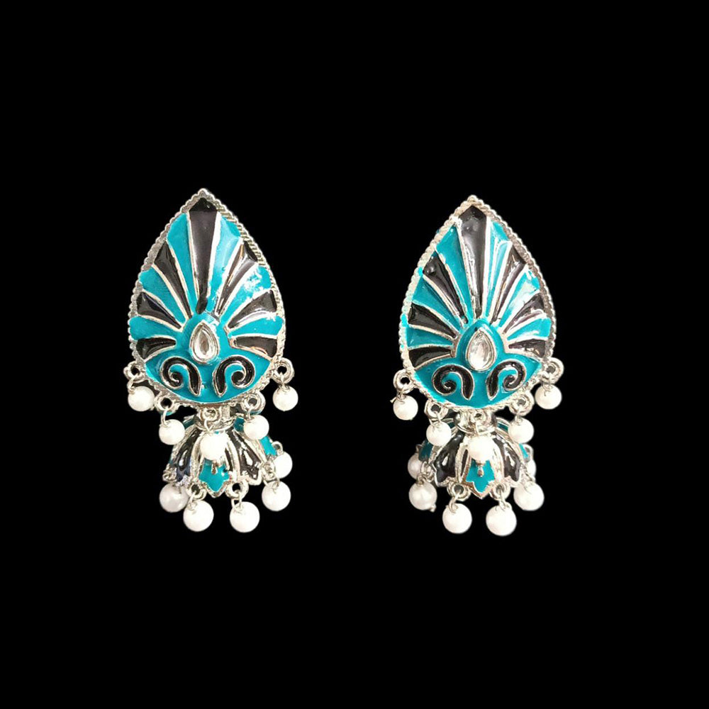 Wearhouse Fashion Silver Plated Dangler Earrings