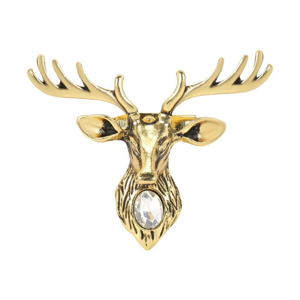 Mahi Classic Deer-Shaped Wedding Lapel Pin / Brooch