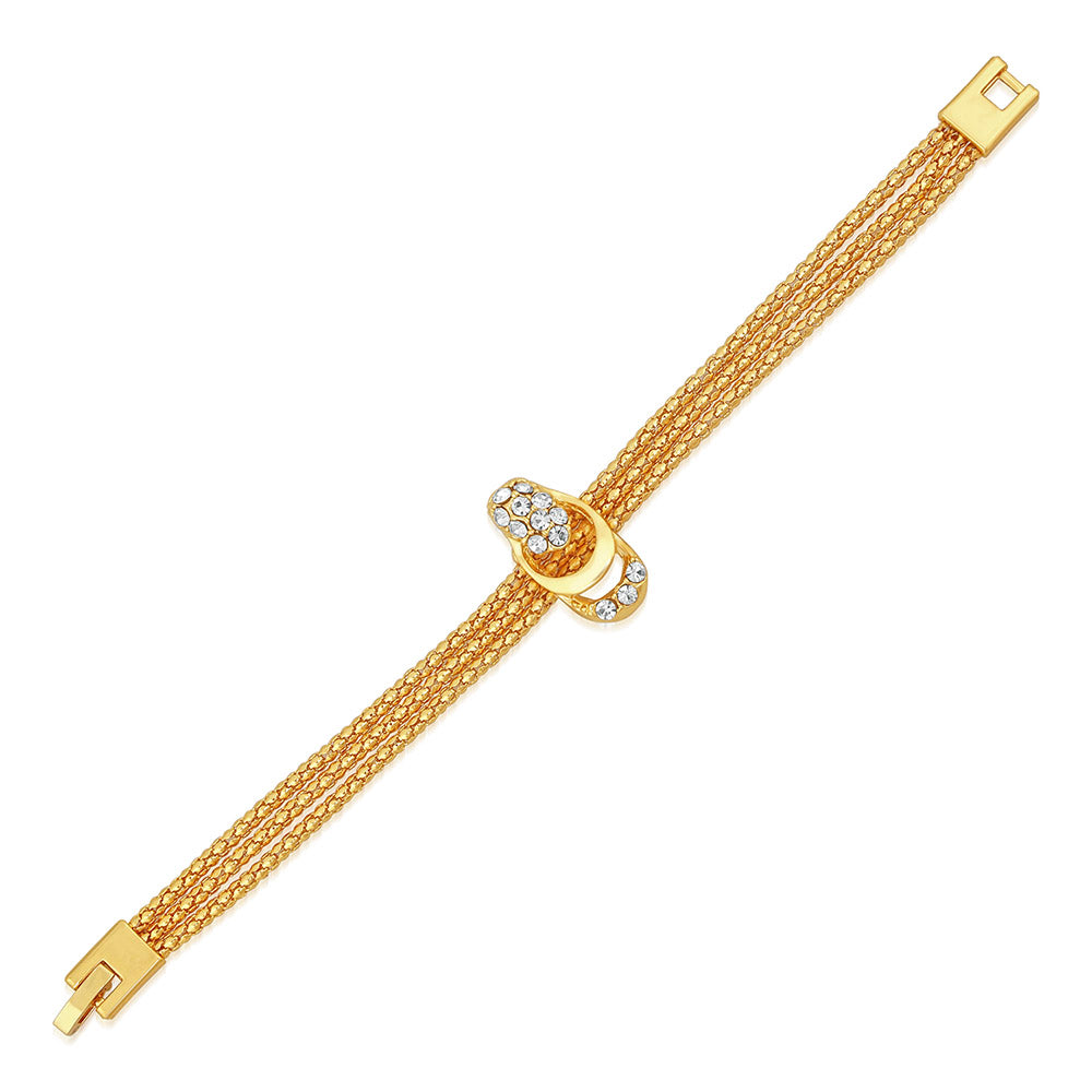 Mahi Exclusive Crystal Valentine Bracelet