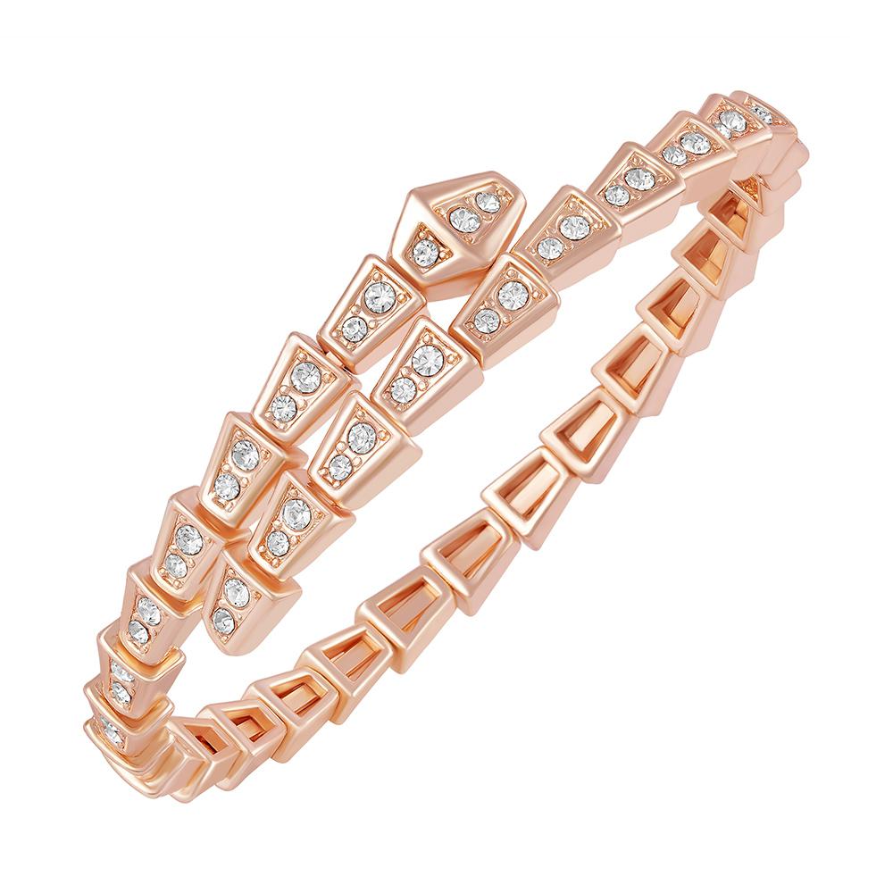 Mahi Eternal Love Delightful Kada Bracelet with White Crystals for women (BR1100449ZWhi)