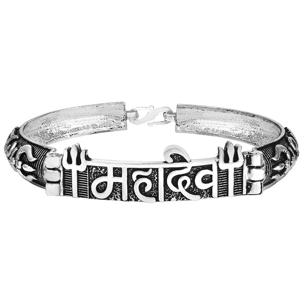 Stylish Mahadev Men Bracelet (BBR00411) | Satva Gold