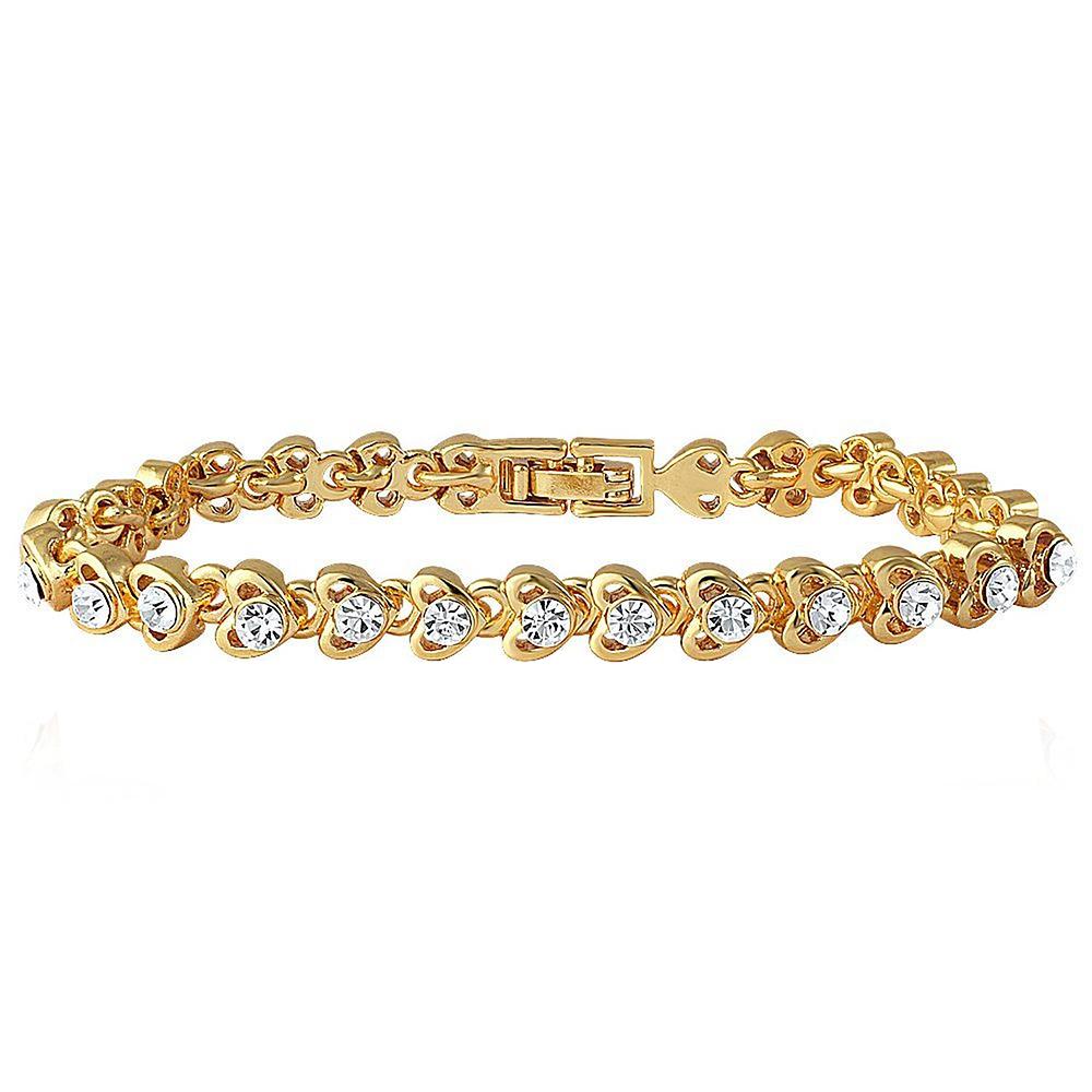 Mahi Combo of Glory gold plated two pair of earring & bracelet for Women