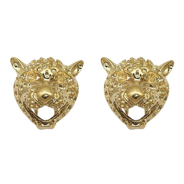 Beadside Gold Plated Stud Earrings