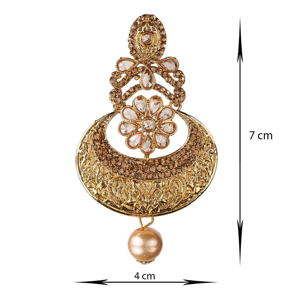 Vintage Style Pearls Earrings Zircon Fashion Jewelry Traditional Dangle  Pearl Earring for Women – Huge Tomato