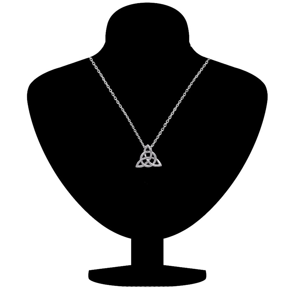 Celtic Knot Necklace With Diamond, 14k Gold Diamond Solitaire Necklace, Celtic  Necklace for Women - Etsy