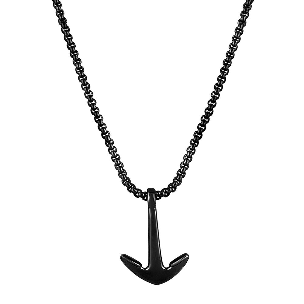 Mahi Ship Anchor Pendant Unisex Pendant with Box Chain