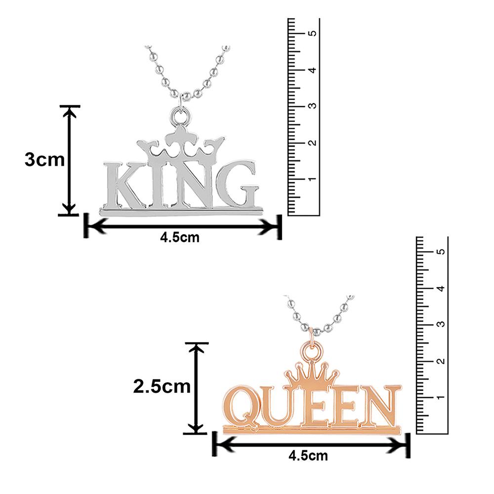 Mahi King Queen Couple Pendant with Chain for Men and Women (PSCO1101758M)